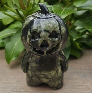 Serpentine Crystal Jack O Latern Pumpkin